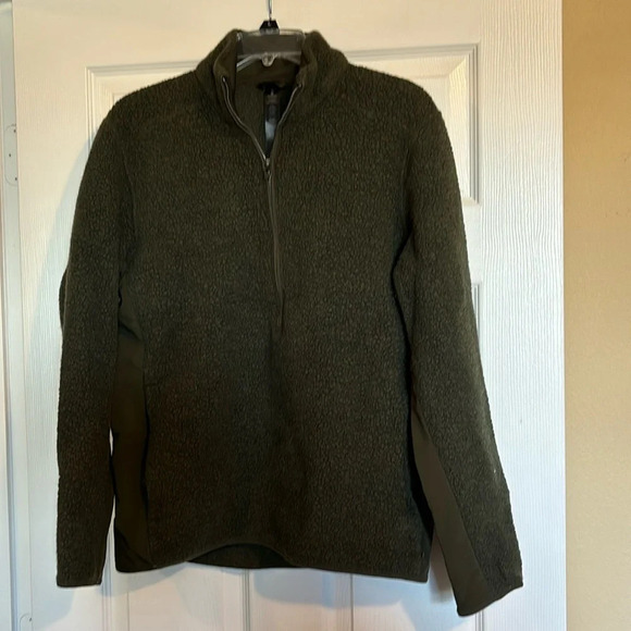 Lululemon Tundra Trek men’s wool blend half zip sweater size medium - Picture 1 of 9